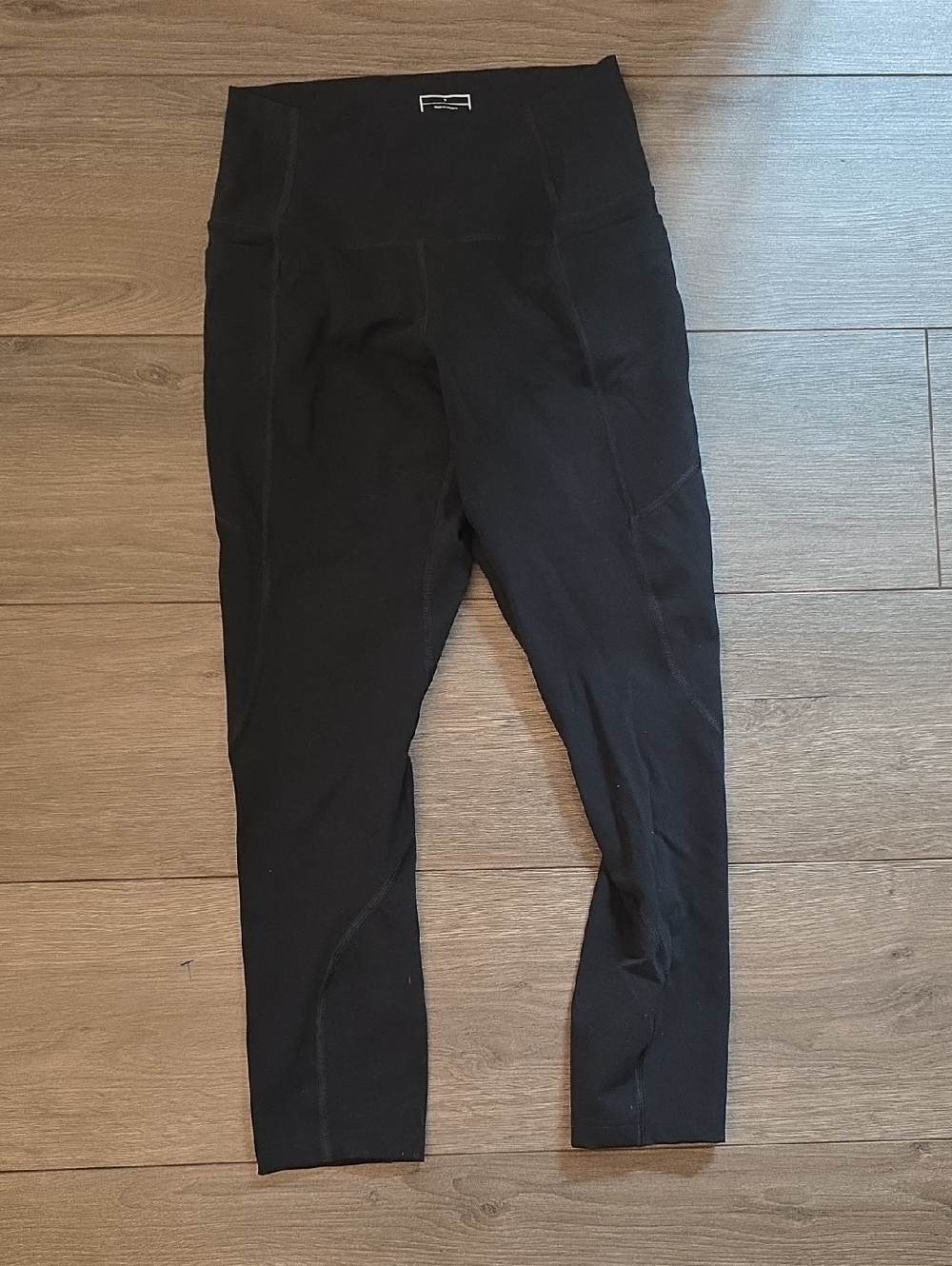 High-Rise Black Performance Leggings